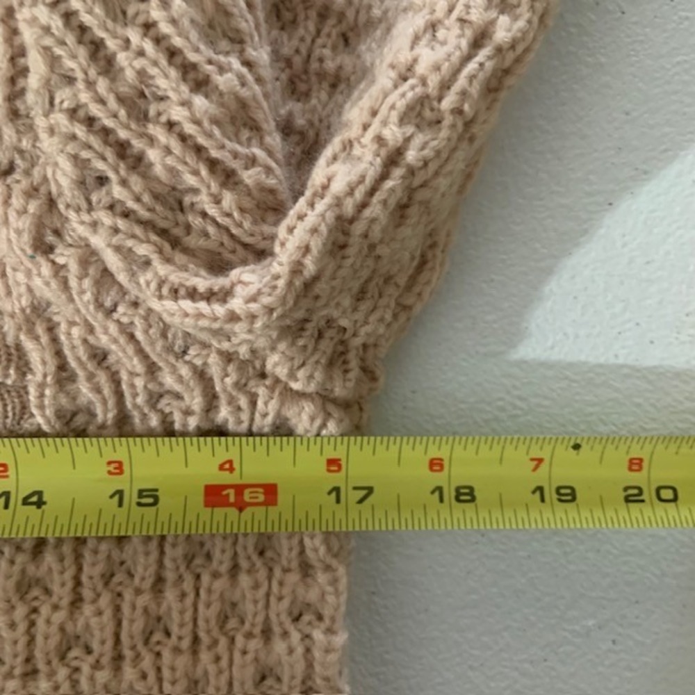 H&M Wool Blend Zip Cardigan S Blush Pink Preppy Soft Girl Vanilla Girl Pockets - Picture 6 of 7